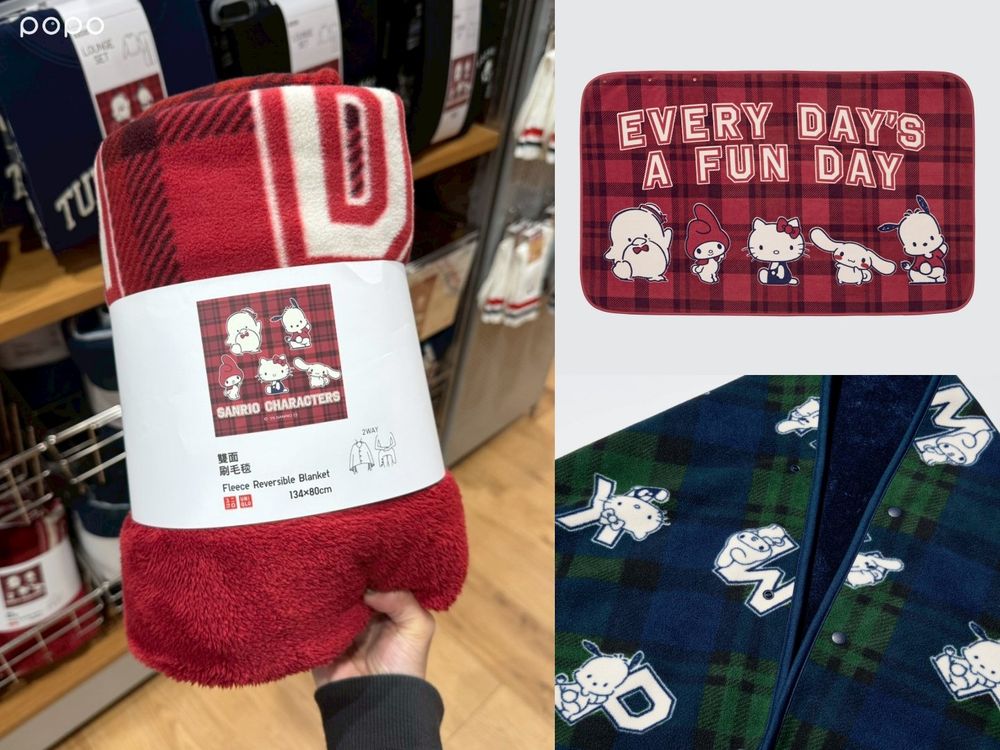 UNIQLO悄悄開賣Kitty聯名！三麗鷗「睡衣、毛毯、襪子」日韓已瘋狂！竟然還有帕恰狗！-6