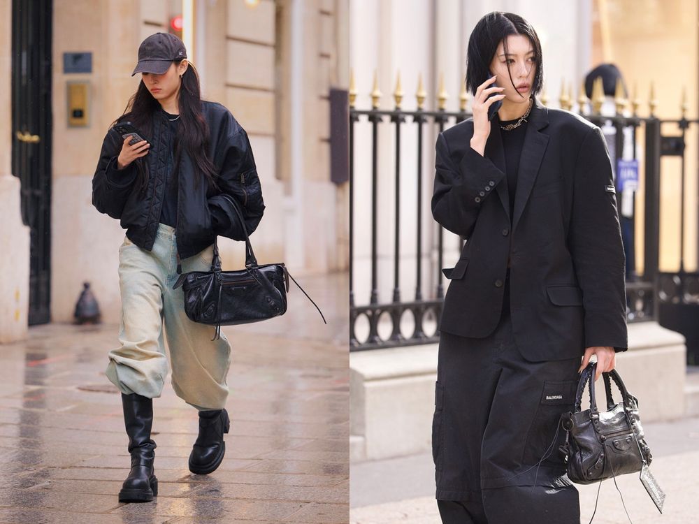 2026精品包買它！Balenciaga巴黎世家機車包回來了！盧允瑞、Annie私下這樣揹太好看！-12