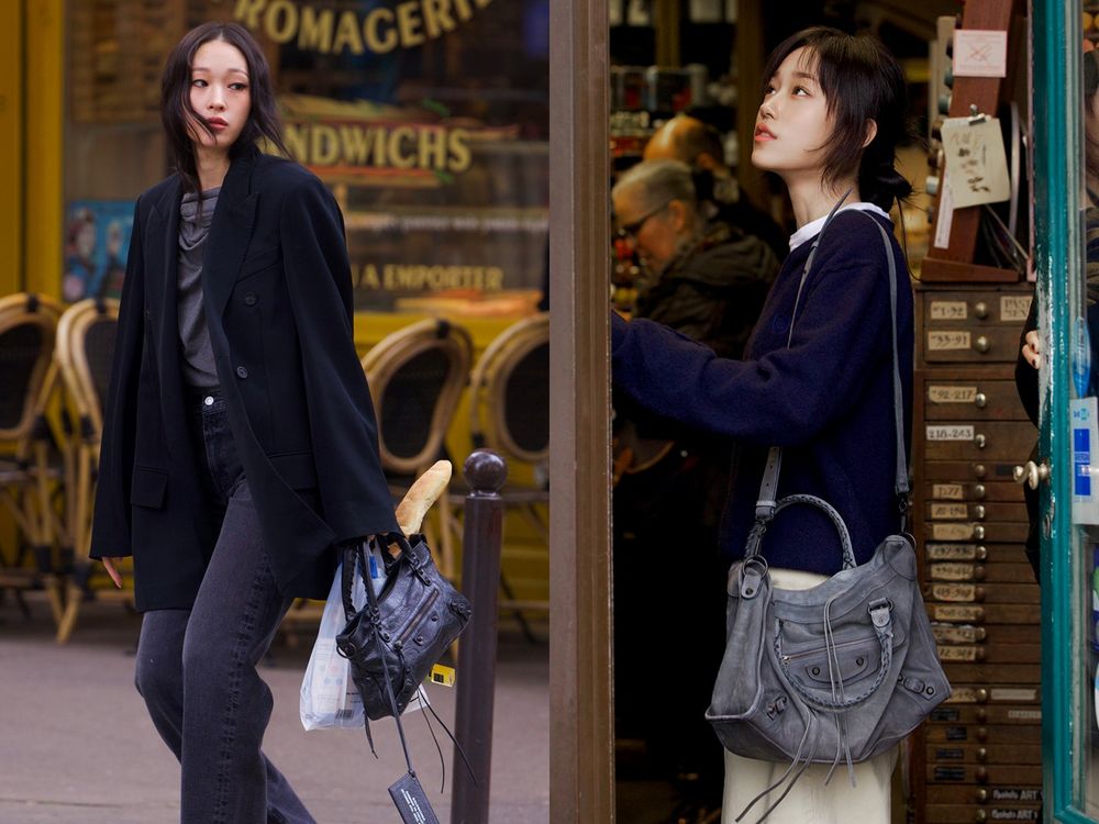 2026精品包買它！Balenciaga巴黎世家機車包回來了！盧允瑞、Annie私下這樣揹太好看！-14