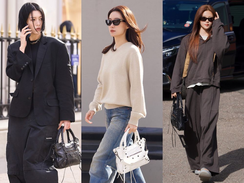 2026精品包買它！Balenciaga巴黎世家機車包回來了！盧允瑞、Annie私下這樣揹太好看！-15