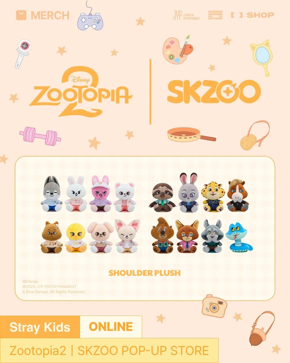 STAY瘋掉！Stray Kids《動物方城市2》聯名玩偶&鑰匙圈萌翻太欠收、還能看見SKZOO現身電影裡？-4