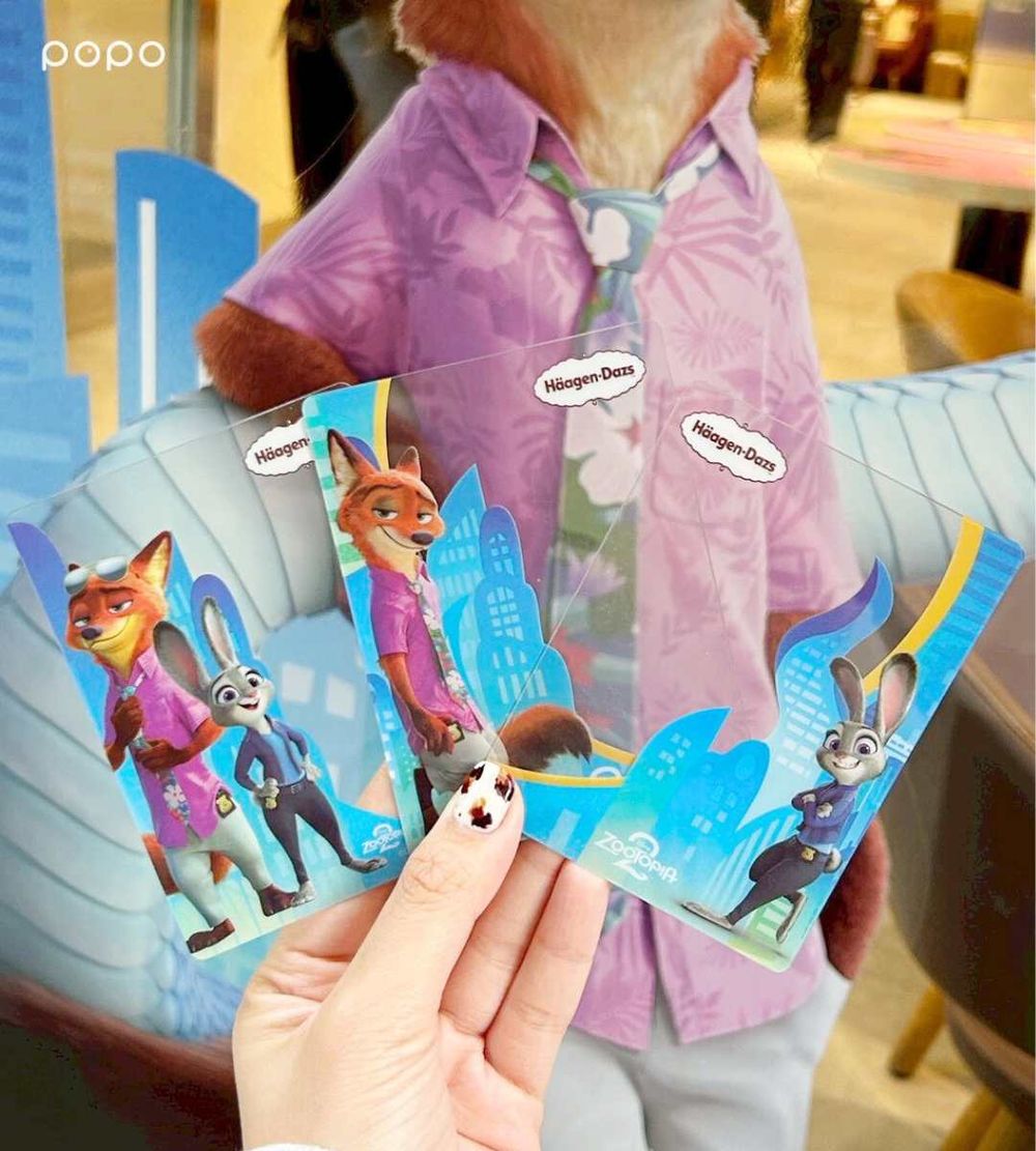 哈根達斯跟《動物方城市2》聯名了！Q翻巧克力奶昔+絨毛尼克杯套太欠買、還有腳掌冰淇淋火鍋要吃！-2