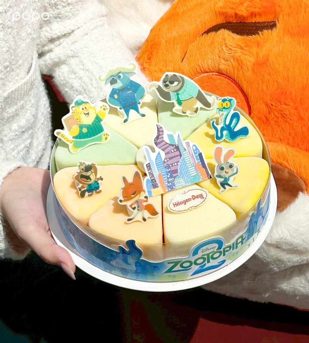 哈根達斯跟《動物方城市2》聯名了！Q翻巧克力奶昔+絨毛尼克杯套太欠買、還有腳掌冰淇淋火鍋要吃！-5