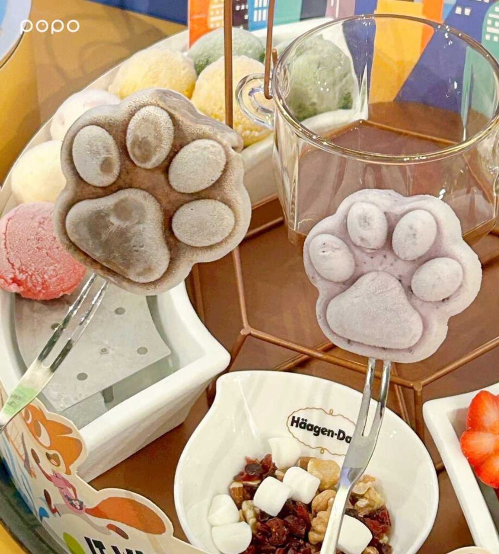 哈根達斯跟《動物方城市2》聯名了！Q翻巧克力奶昔+絨毛尼克杯套太欠買、還有腳掌冰淇淋火鍋要吃！-6