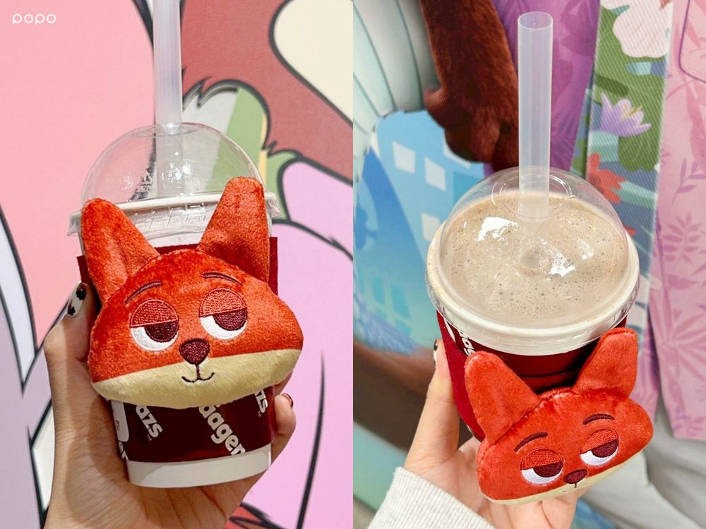 哈根達斯跟《動物方城市2》聯名了！Q翻巧克力奶昔+絨毛尼克杯套太欠買、還有腳掌冰淇淋火鍋要吃！-10