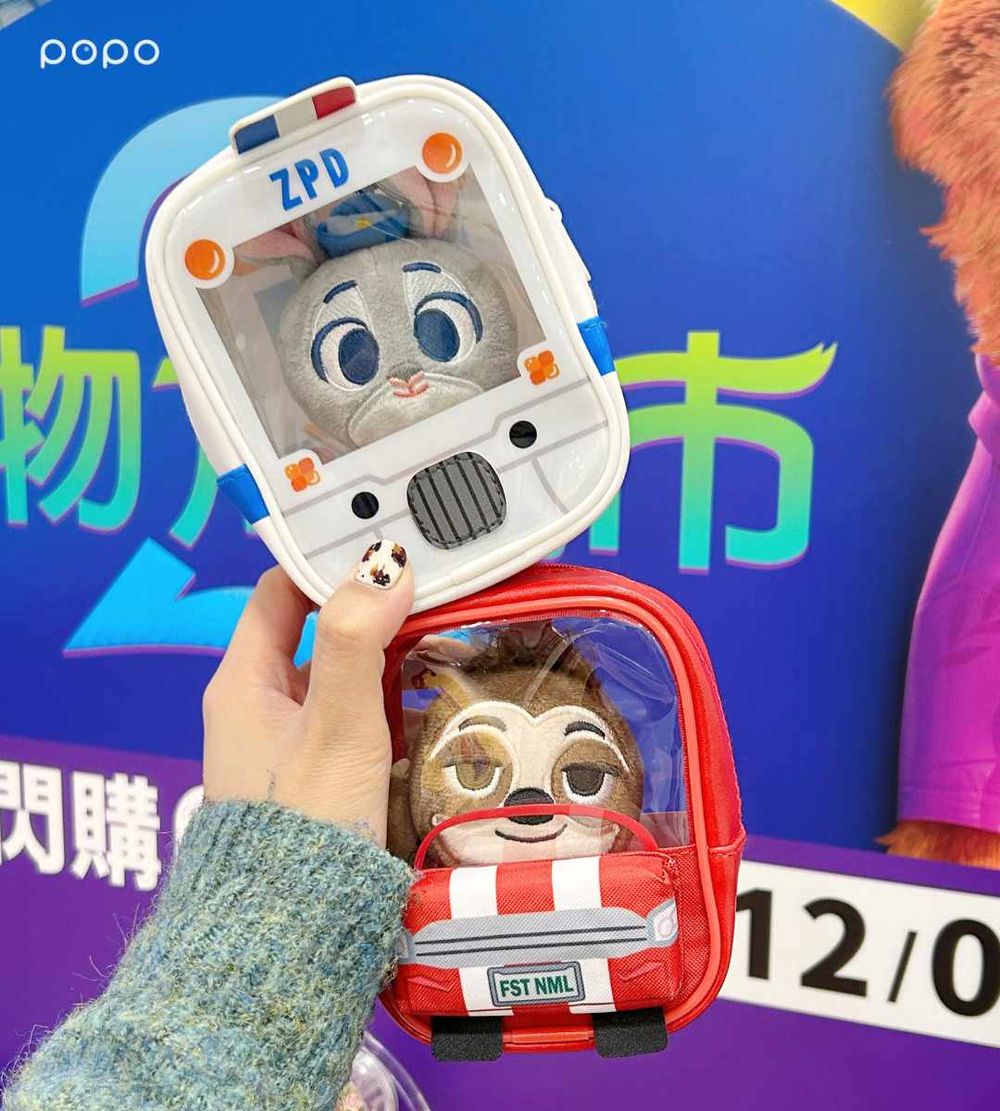 7-11開賣《動物方城市2》周邊小物！「Q版尼克玩偶、大頭洪金豹零錢包、蓋瑞捶背棒」全都太欠買！-10