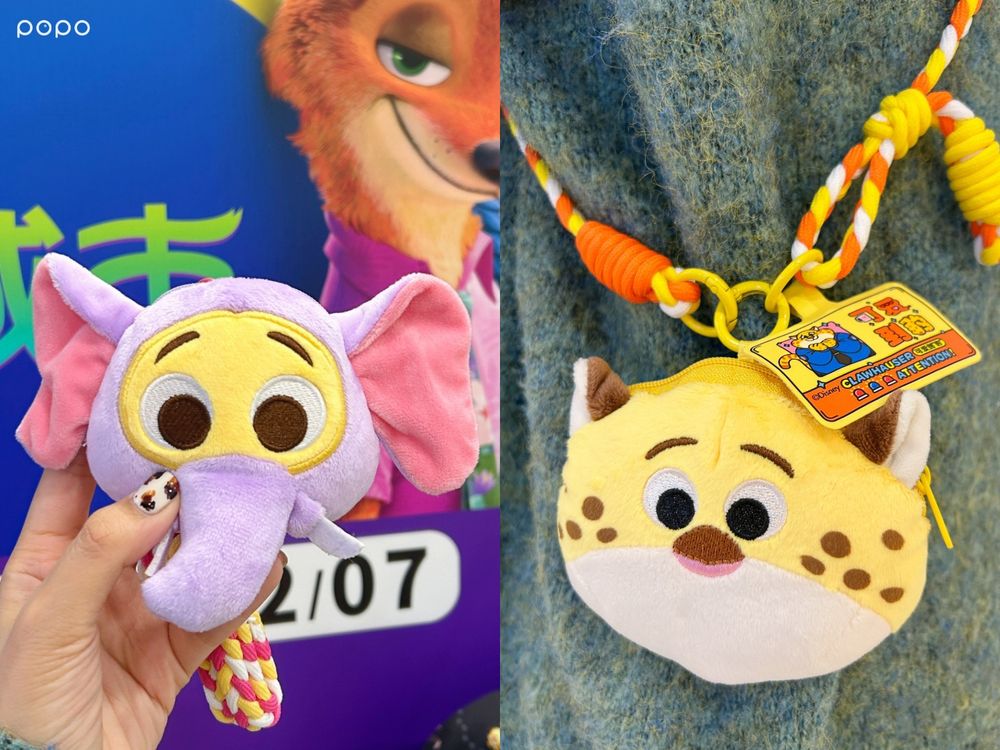 7-11開賣《動物方城市2》周邊小物！「Q版尼克玩偶、大頭洪金豹零錢包、蓋瑞捶背棒」全都太欠買！-11