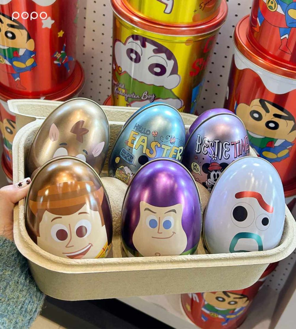 史上最可愛鐵盒餅乾專賣店！TINPOP「玩具總動員蛋盒裝餅乾、蠟筆小新海苔脆燒桶」送禮絕不出錯！-4