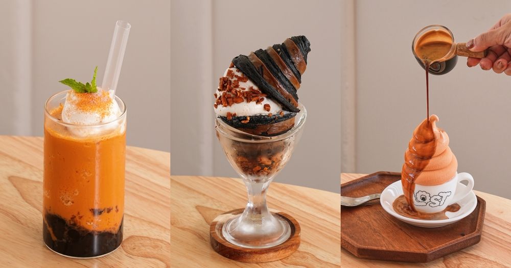 台北人氣咖啡廳LOST and Found冬季新品開賣！宜可頌聯名「泰奶阿芙佳朵、冰芯千層泰奶塔」太欠吃！-1