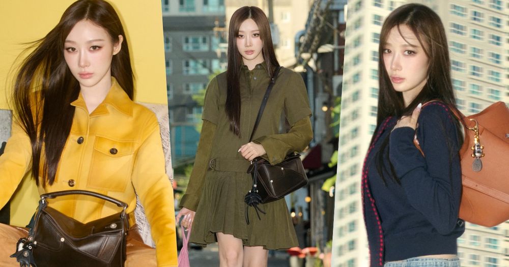 LOEWE再出手！剛宣布宋江代言、又發aespa Giselle新廣告！嬰兒巴掌臉美到不科學！-1