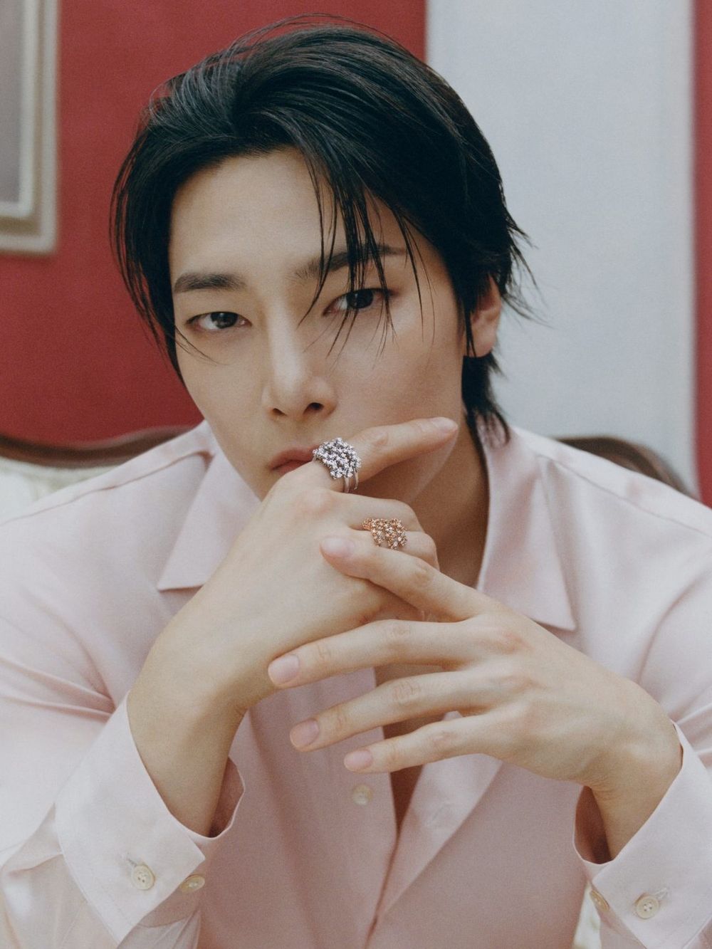 要看珠寶還是人？SKZ忙內I.N梁精寅DAMIANI廣告「小狐狸露半臉」也帥到不可理喻！-6