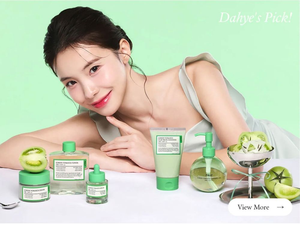 Olive Young銷售冠軍保養來襲！李多慧大推FULLY「綠番茄」毛孔緊緻系列，零毛孔美肌天花板、真的可實現！-2