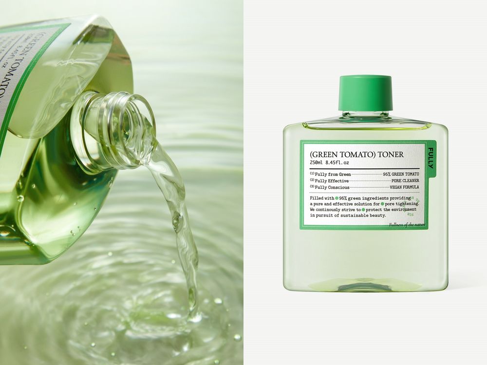 Olive Young銷售冠軍保養來襲！李多慧大推FULLY「綠番茄」毛孔緊緻系列，零毛孔美肌天花板、真的可實現！-4