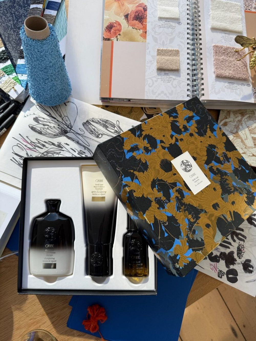 ORIBE限量金織絲語禮盒奢華登場！金色織紋＋經典配色「不可一世系列、護手霜」化身儀式感滿滿歲末交換禮物！-10