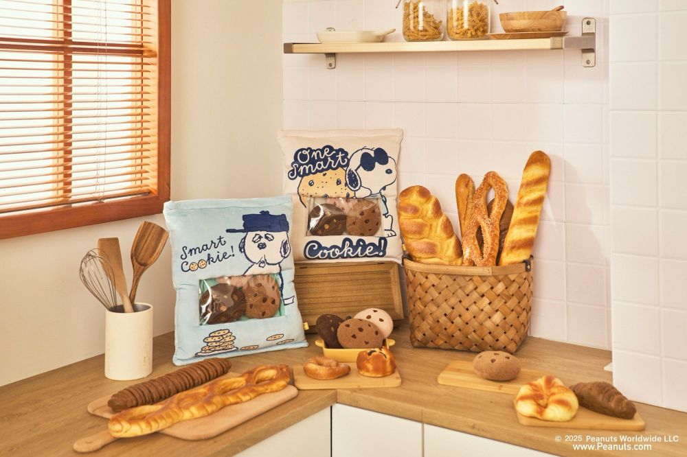 7-11開賣超可愛「奶油烘焙坊」系列史努比周邊！萌炸「麵包史努比玩偶、甜點師歐拉夫吊飾」全都想買！-2