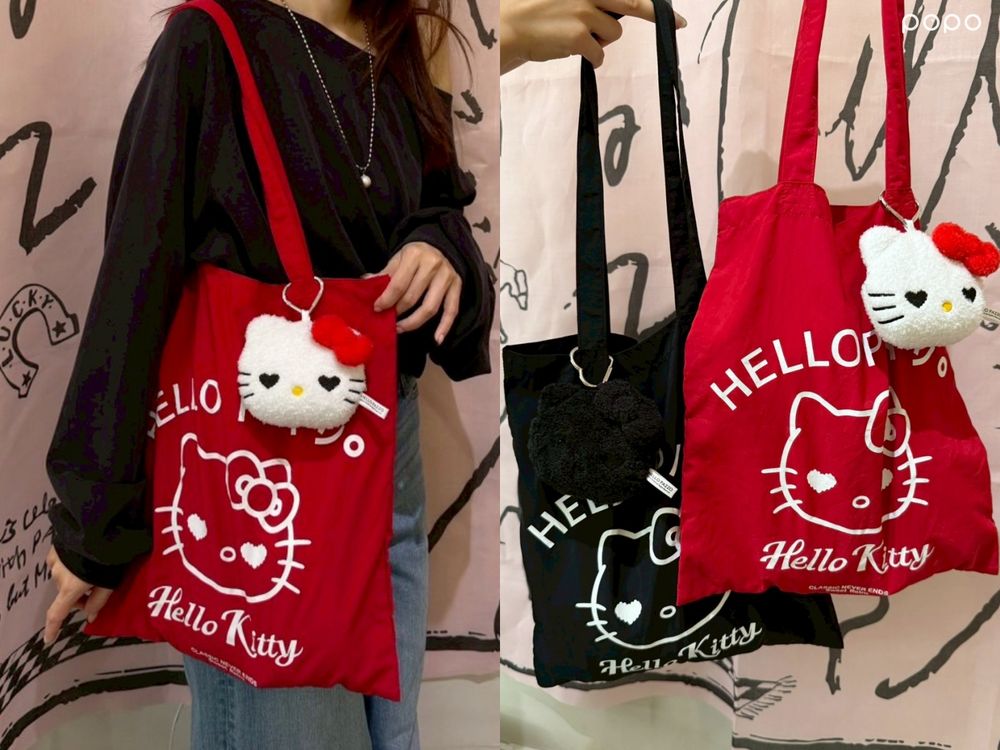 愛心眼Kitty只有這裡有！PAZZO聯名HelloKitty「大頭吊飾、購物袋」還有超萌裝置快衝打卡！-12