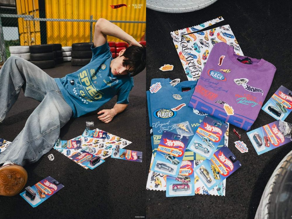 SQUAREBEAR和Hot Wheels風火輪聯名！飛行夾克、背心太好看！根本童年回憶殺！-6