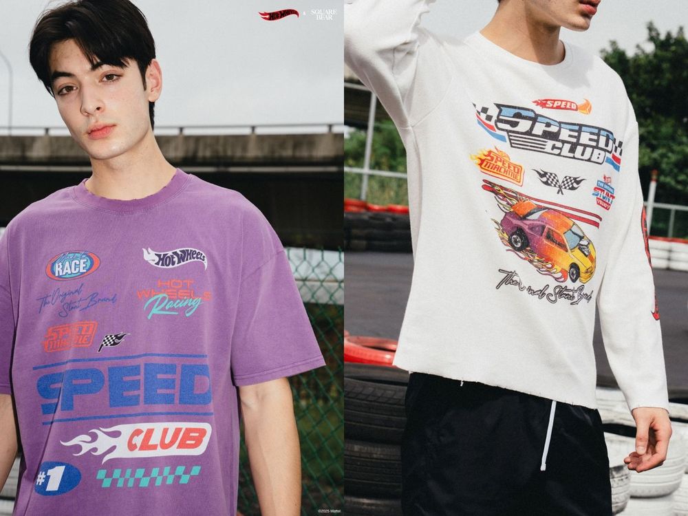 SQUAREBEAR和Hot Wheels風火輪聯名！飛行夾克、背心太好看！根本童年回憶殺！-7