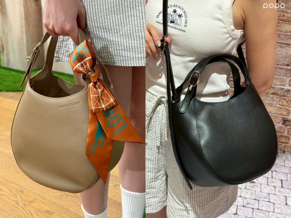 Longchamp真的是買包終點！2026六大新爆款「摩卡棕餃子包、Hobo包」買了絕不後悔！-9