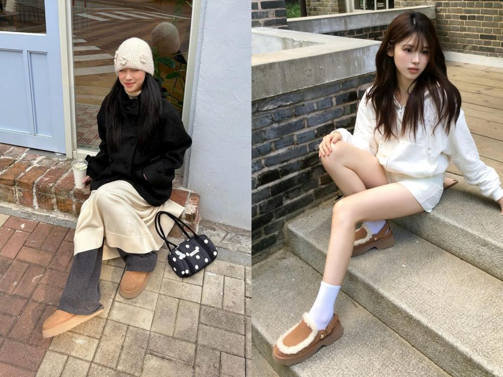 愛豆冬天離不開它！6雙UGG新爆款「雪靴、毛毛拖鞋」出爐！ 厚底瑪莉珍、穿上腿變超細！-3