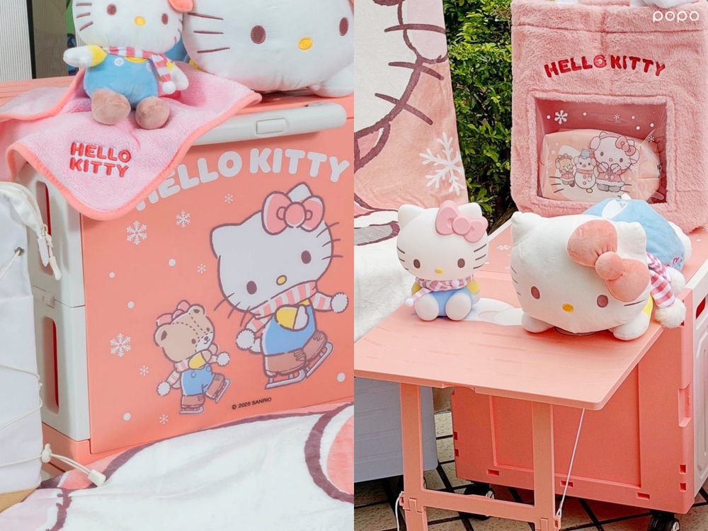 7-11開賣Hello Kitty聖誕福袋！超可愛「凱蒂貓小夜燈+折疊傘、法蘭絨被+玩偶面紙套」全都想帶回家！-10