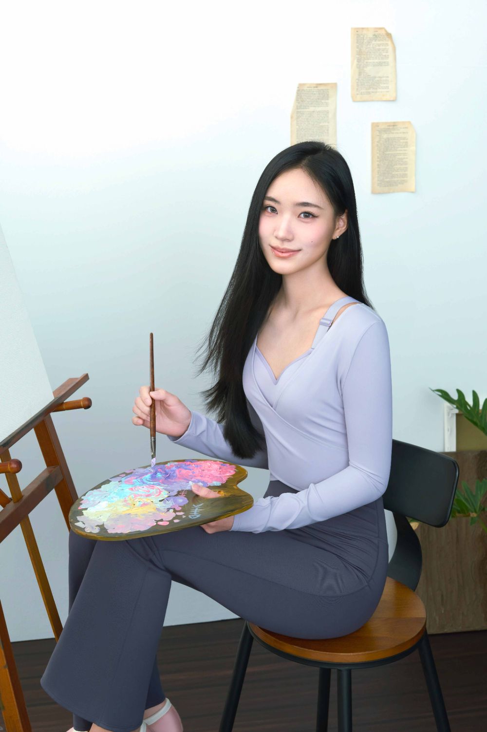 黛安芬秋冬新品登場！最美大使「Lily許韶恩」同款運動內衣、長袖必收！身材比例好到讓人羨慕！-3