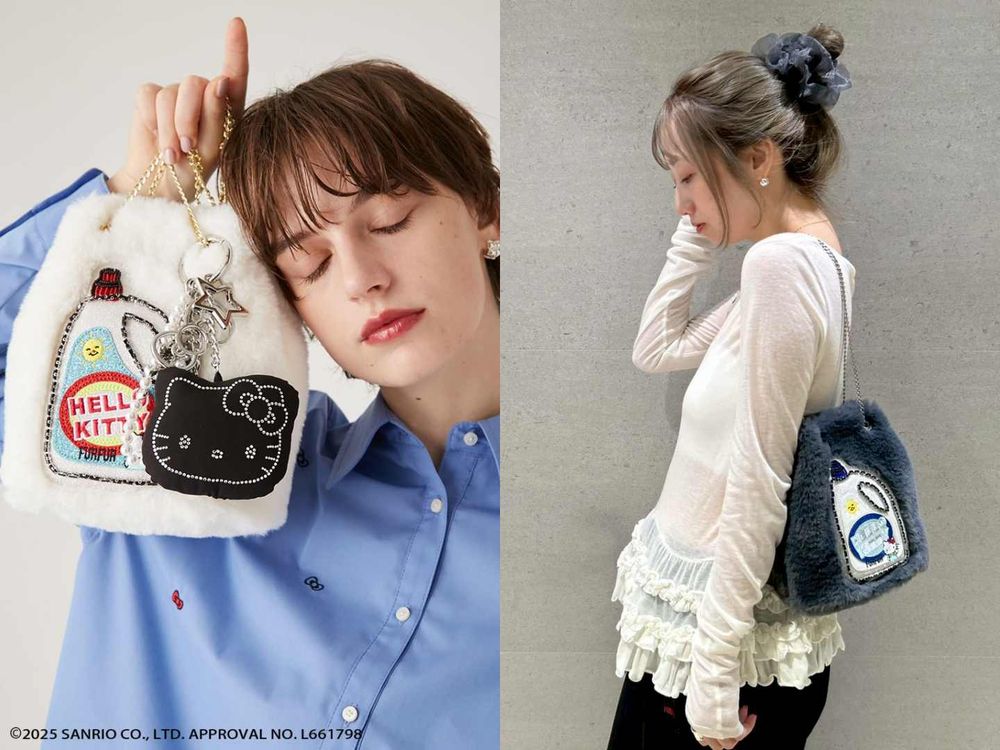 凱蒂貓粉絲瘋掉！人氣日牌FURFUR推出Hello Kitty超夢幻聯名！粉毛Kitty包、大頭吊飾…13款單品一次看！-21