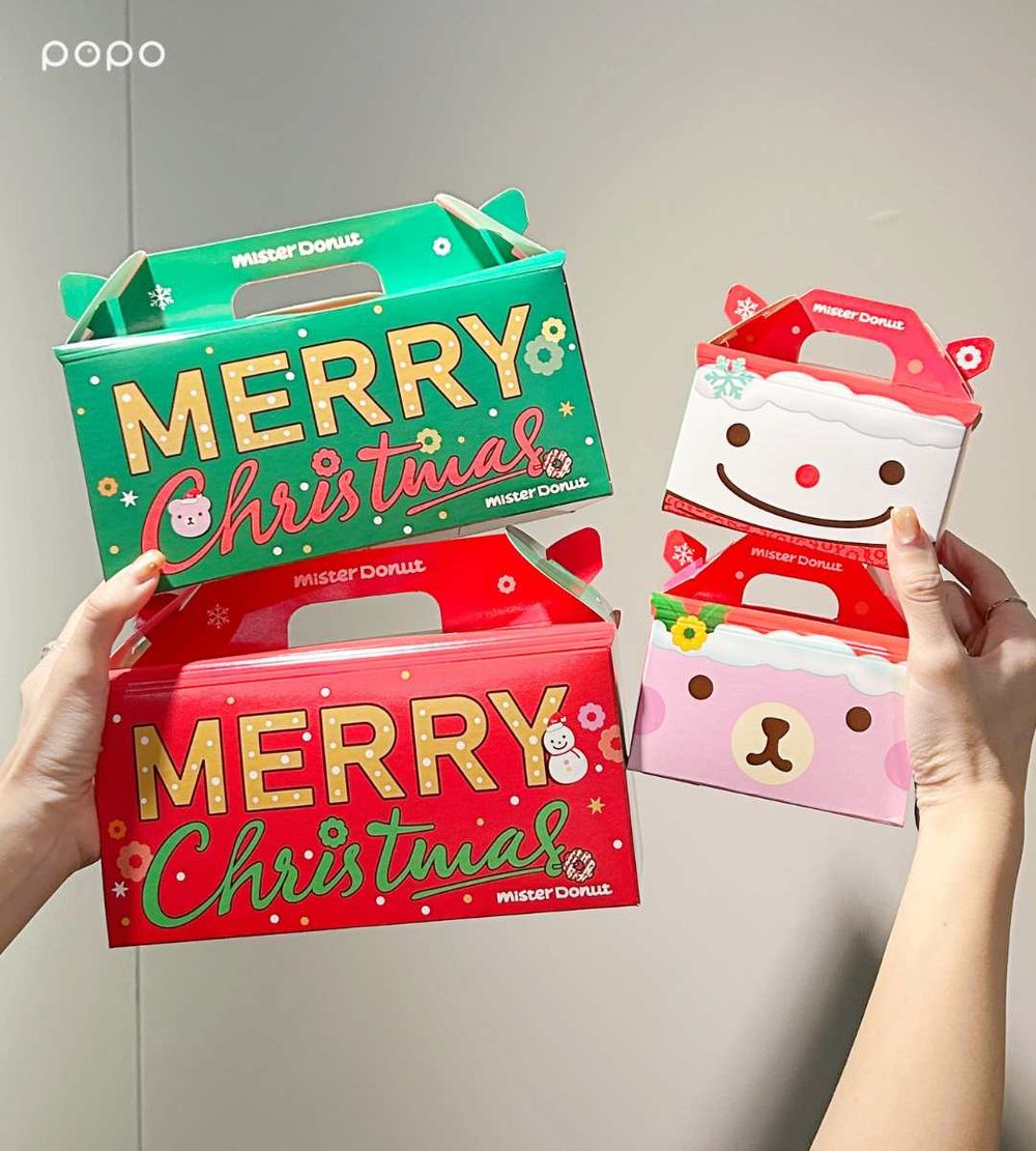 Mister Donut聖誕限定甜點來了！脆上爆紅「爆漿開心果波波隆尼、草莓熊太郎甜甜圈」全都想吃！-7