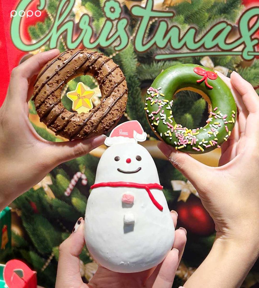 Mister Donut聖誕限定甜點來了！脆上爆紅「爆漿開心果波波隆尼、草莓熊太郎甜甜圈」全都想吃！-12