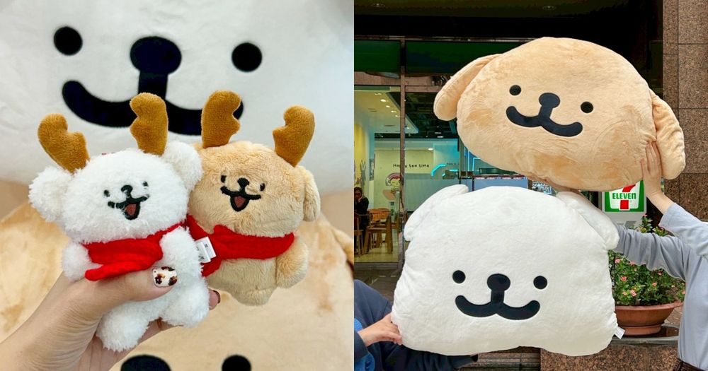 7-11開賣線條小狗周邊小物！超可愛「聖誕麋鹿小白吊飾、超巨大小黃金抱枕」萌到想全部帶回家！-1