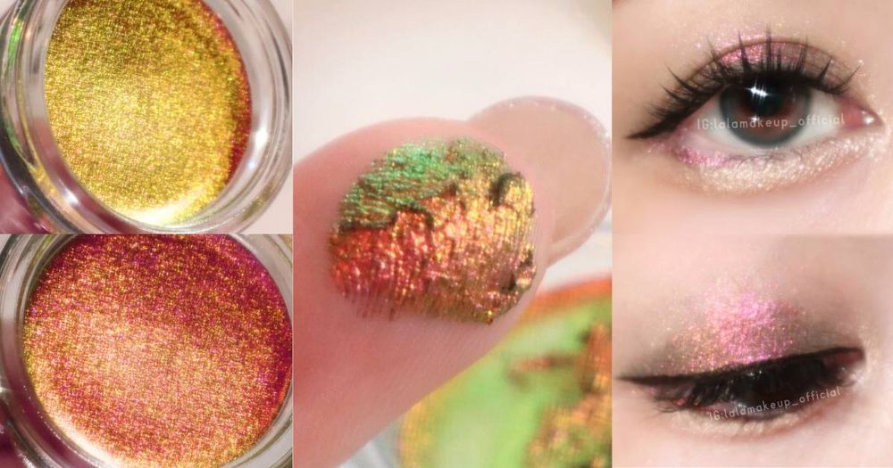 日妞狂收藏聖誕眼影！MAKE UP FOR EVER「彩虹星光多用膏」多角度變化絕美偏光，靠這顆打造年末最美眼妝！-1