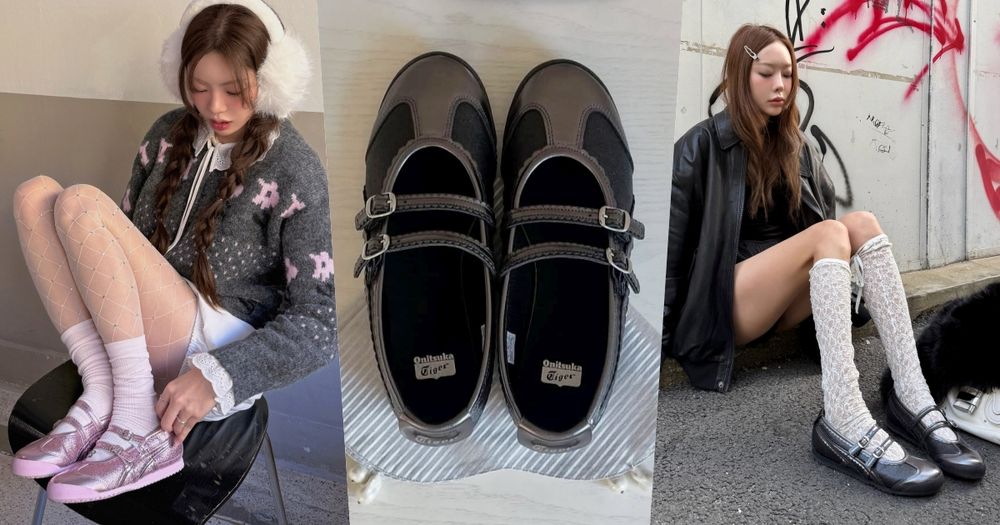 韓女改搶這雙鬼塚虎！瑪莉珍球鞋新色「公主粉、銀河黑」高級感拉滿！這次沒理由不買了！-1