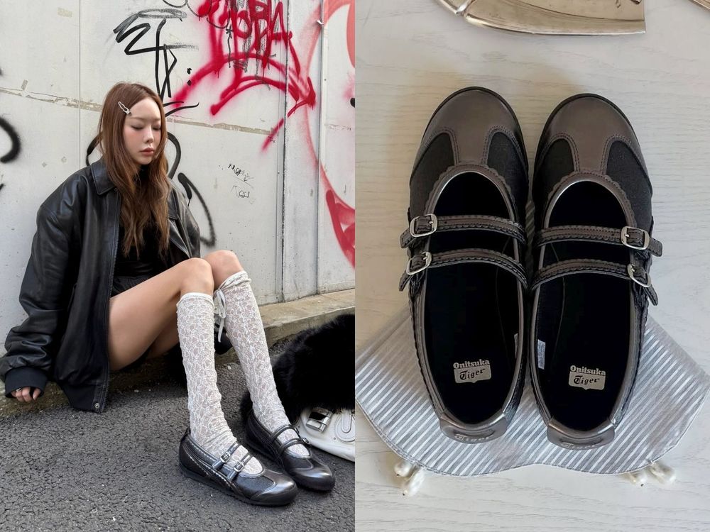 韓女改搶這雙鬼塚虎！瑪莉珍球鞋新色「公主粉、銀河黑」高級感拉滿！這次沒理由不買了！-8