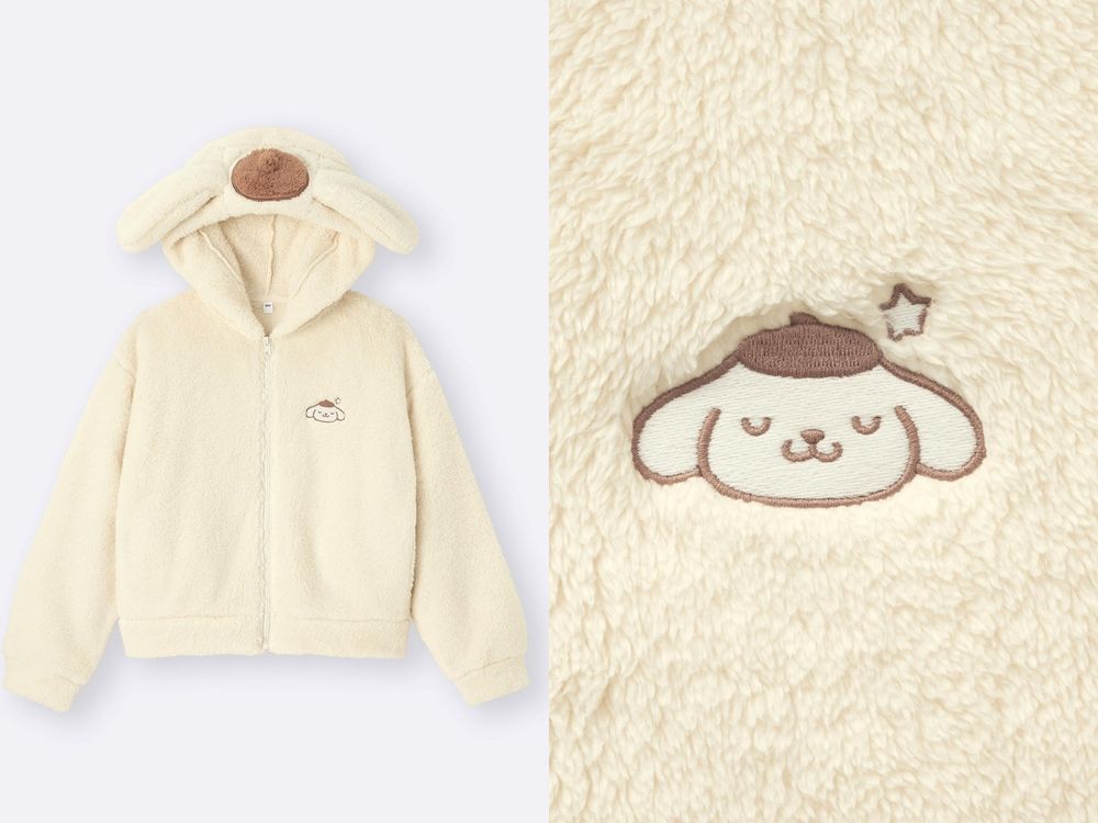  三麗鷗沒有要放過大家！GU推出Kitty、布丁狗聯名「眼睛閉閉」軟萌居家服！開賣日快記下！-7