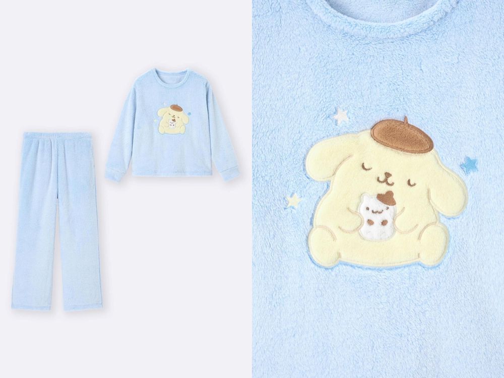  三麗鷗沒有要放過大家！GU推出Kitty、布丁狗聯名「眼睛閉閉」軟萌居家服！開賣日快記下！-5