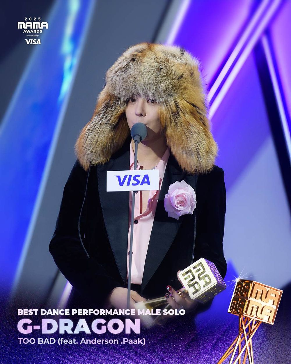 2025 MAMA頒獎典禮得獎名單出爐！GD橫掃年度藝人四大獎，Stray Kids、ENHYPEN奪大賞爆哭！-15