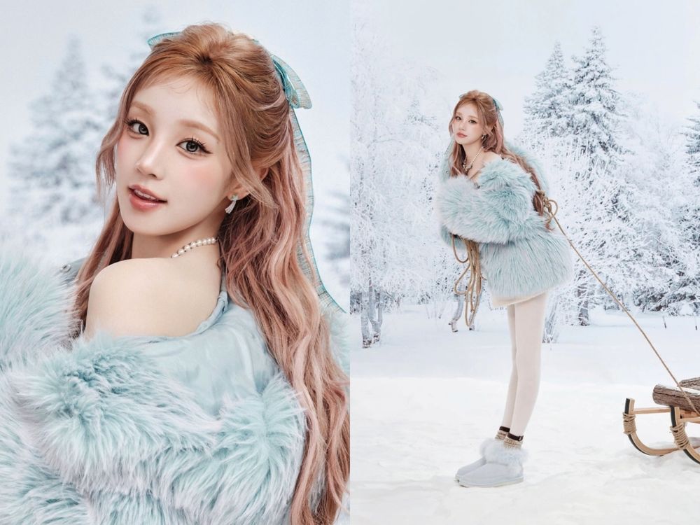 哪來的雪國精靈！宋雨琦再發AI奇蹟美照「UGG雪地穿搭」根本漫畫走出來的！腳上雪靴是這雙！-2