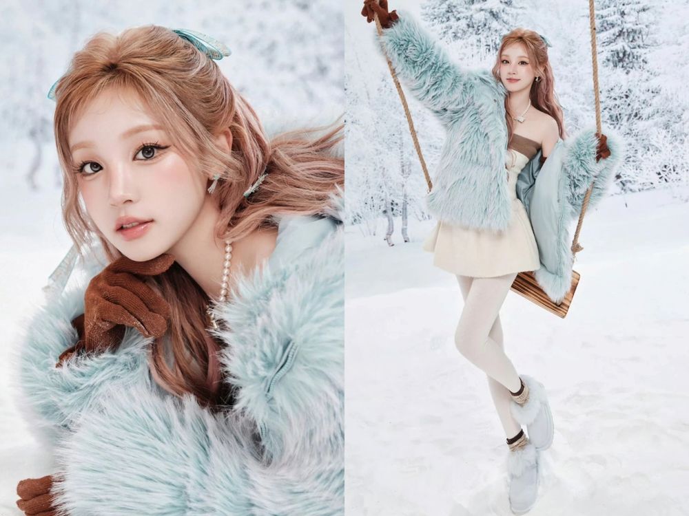 哪來的雪國精靈！宋雨琦再發AI奇蹟美照「UGG雪地穿搭」根本漫畫走出來的！腳上雪靴是這雙！-5