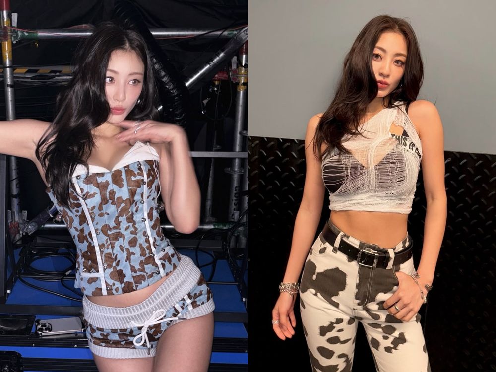 動物紋真的回來了！韓妞都在穿愛迪達「乳牛、豹紋、蛇紋」爆品推薦！乳牛紋是今年時髦關鍵！-3