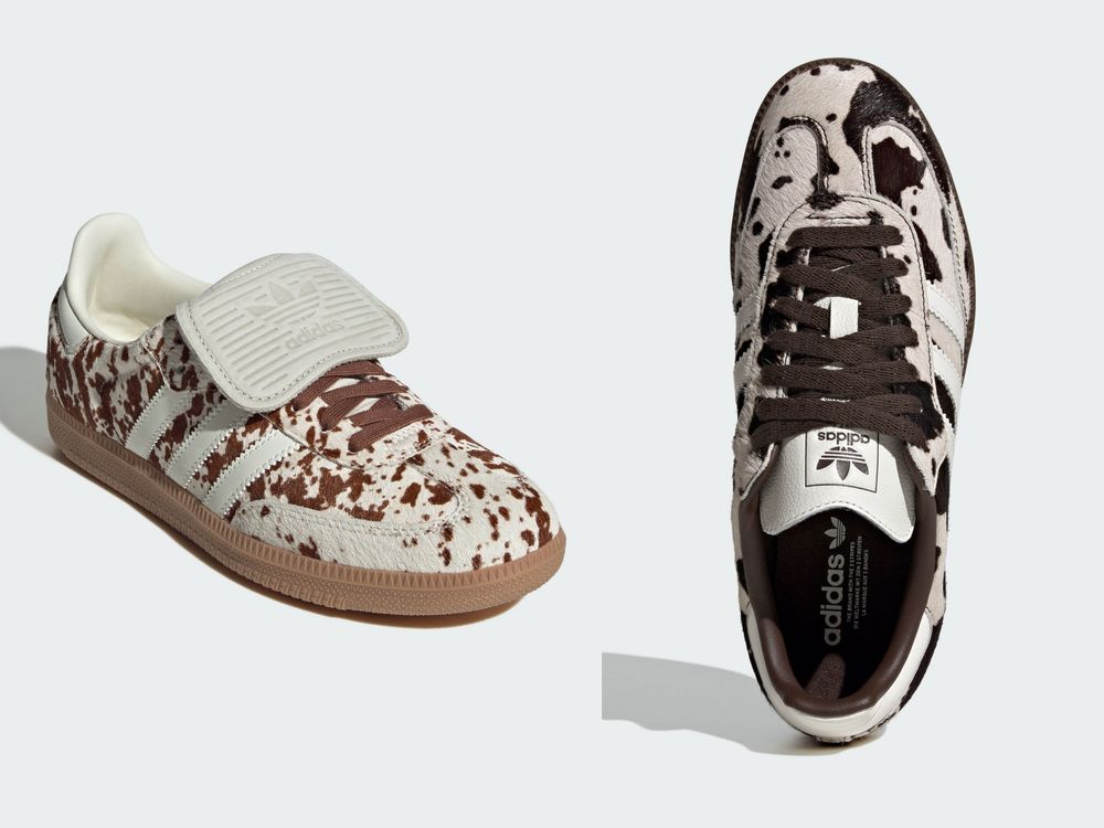 動物紋真的回來了！韓妞都在穿愛迪達「乳牛、豹紋、蛇紋」爆品推薦！乳牛紋是今年時髦關鍵！-8