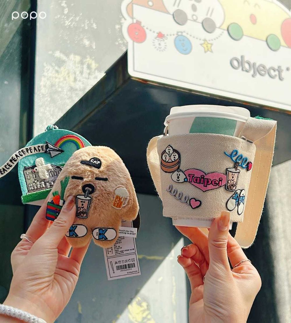 韓國文創選物店object快閃華山！全台首賣飲料提袋&大草皮吊飾超欠買、還有珍奶刺繡貼要加購！-17
