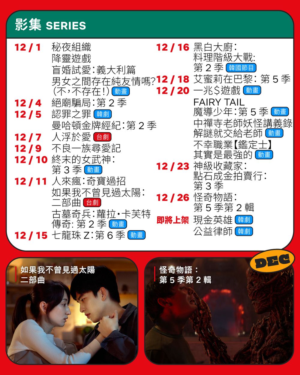 12月Netflix上架影集電影一次看！《艾蜜莉在巴黎5》羅馬回歸，《怪奇物語5》大結局引爆討論！-2