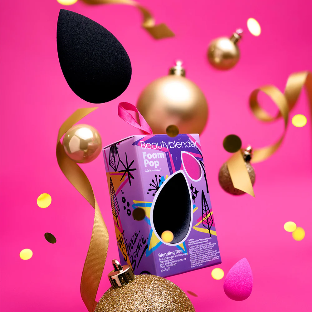 年末派對精緻妝容必備！Beautyblender節慶限定「大蛋、小蛋、吸油粉撲」一次擁有，閨蜜交換禮物保證送進心坎裡！-6
