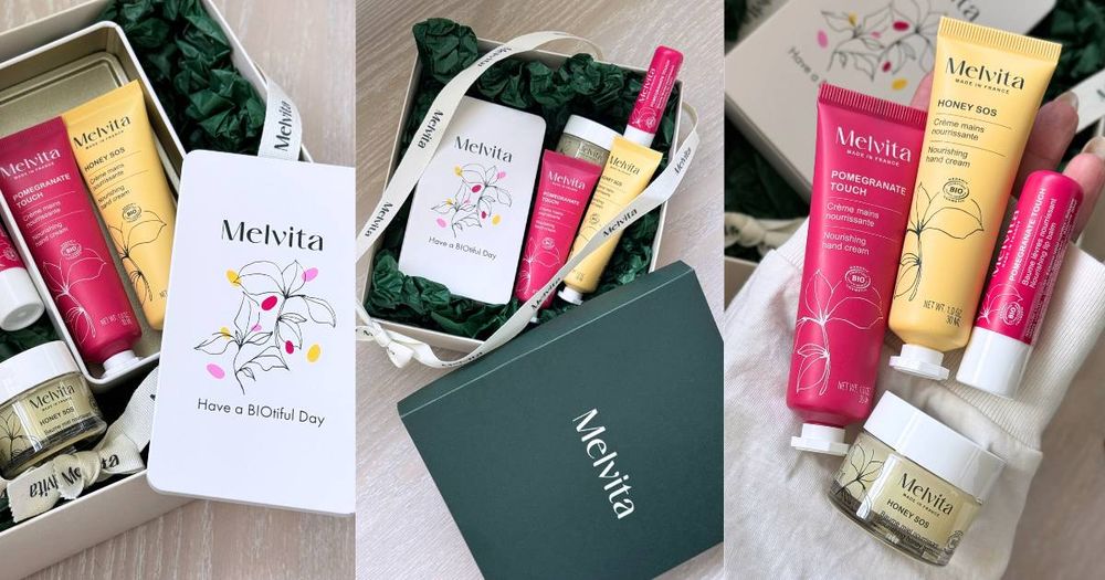 最有情緒價值的禮物首選！Melvita「香氛果油手唇護理」全新上市，紅石榴、花蜜、玫瑰香氣滿滿、再送限量迷你收納鐵盒！-1