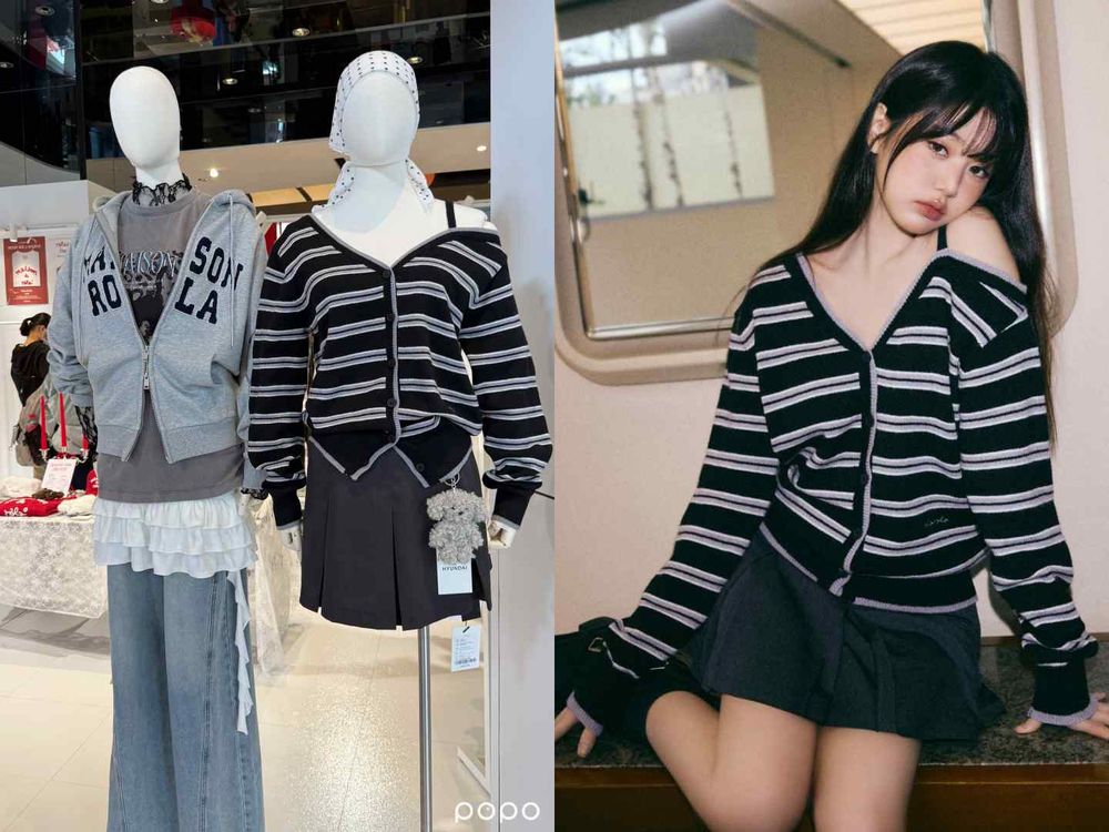 韓妞愛牌rolarola首度登台！員瑛同款「條紋上衣、外套」這裡買！限定帽T、兔子玩偶排隊也要搶！-4