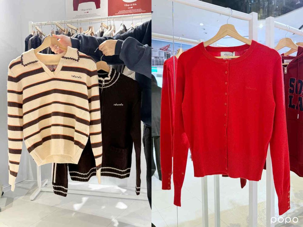 韓妞愛牌rolarola首度登台！員瑛同款「條紋上衣、外套」這裡買！限定帽T、兔子玩偶排隊也要搶！-7