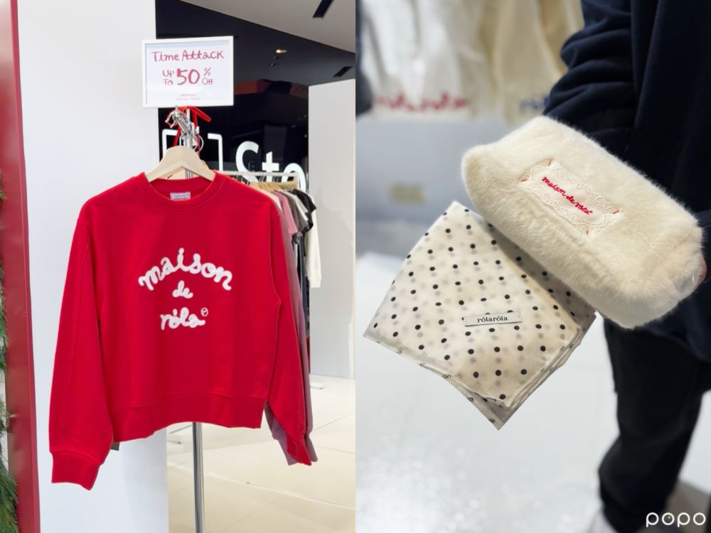 韓妞愛牌rolarola首度登台！員瑛同款「條紋上衣、外套」這裡買！限定帽T、兔子玩偶排隊也要搶！-12