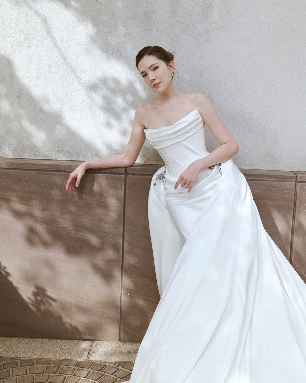 愛情真的存在！許瑋甯、邱澤婚紗照曝光！仙氣婚紗竟出自台灣品牌、雙神顏美到不科學！-5