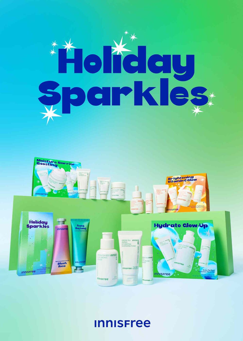 2025千元聖誕交換禮物推薦！珉奎最愛INNISFREE綠茶籽&美白精華、PDRN安瓶超值入組，滿額還有聖誕糖果包裝！-2