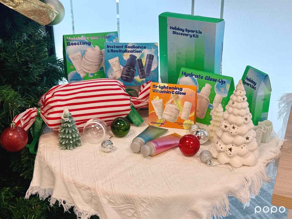 2025千元聖誕交換禮物推薦！珉奎最愛INNISFREE綠茶籽&美白精華、PDRN安瓶超值入組，滿額還有聖誕糖果包裝！-11